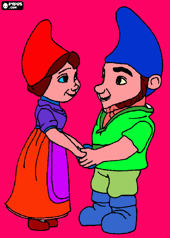 Gnomeo e Giulietta 02.02.12 da colorare