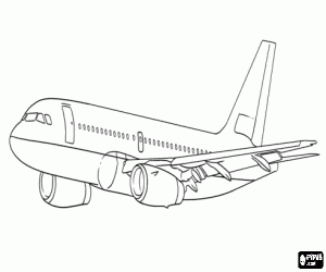 Colora Aereo passeggeri del trasporto aereo jet, Boeing