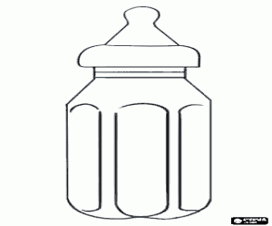 Colora Biberon, contenitore con un capezzolo che viene utilizzato per somministrare liquidi per i bambini