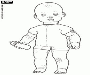 Colora Big Baby � una bambola molto grande come un bambino vero