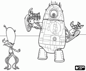 Colora Gallaxhar e Robot Probe, li invasori alieni
