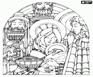 Colora I tre saggi a Ges� e Maria