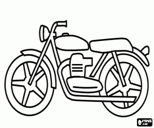 Colora Motocicletta classica - Montesa Impala