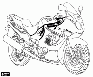 Colora Motocicletta stradale Suzuki