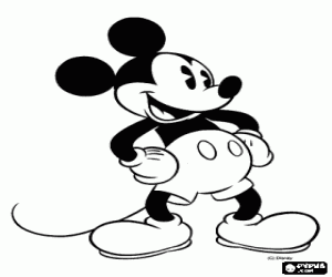 Colora Topolino, il personaggio pi� famoso della Disney