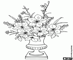 Colora Vaso con vario di fiori