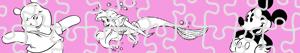Disegni Puzzles Disney da colorare