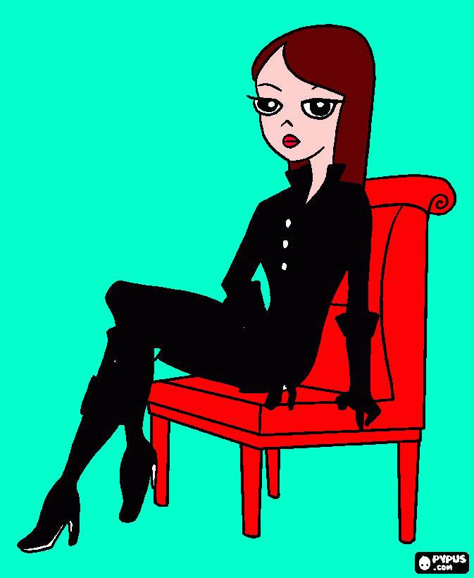 007 donna da colorare