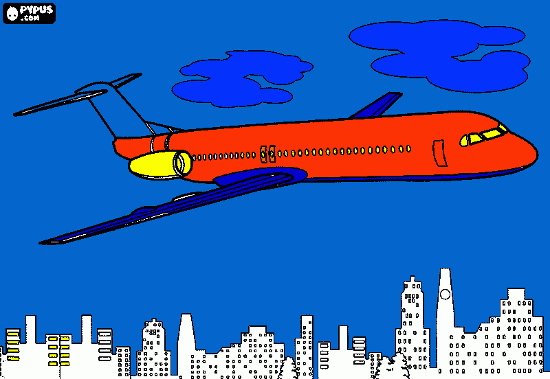 AEREO BOEING 737 800 da colorare