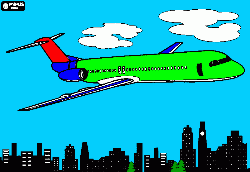 aereo paolo da colorare