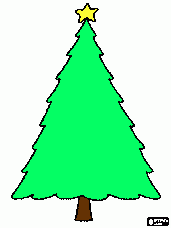 Albero Incantato da colorare