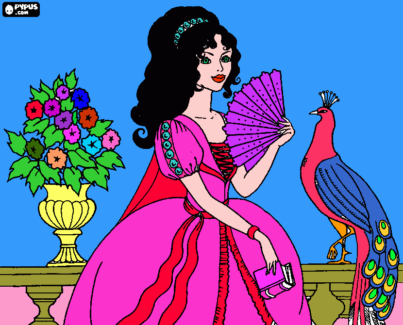 ale principessa da colorare