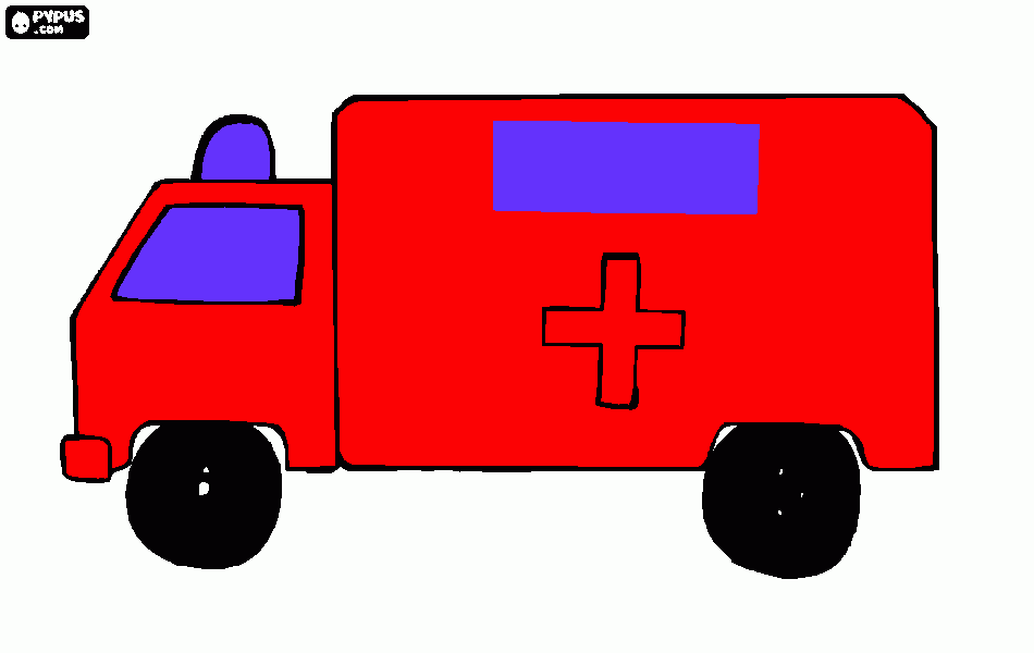 ambulanza bellissima ospedale reggio emilia da colorare