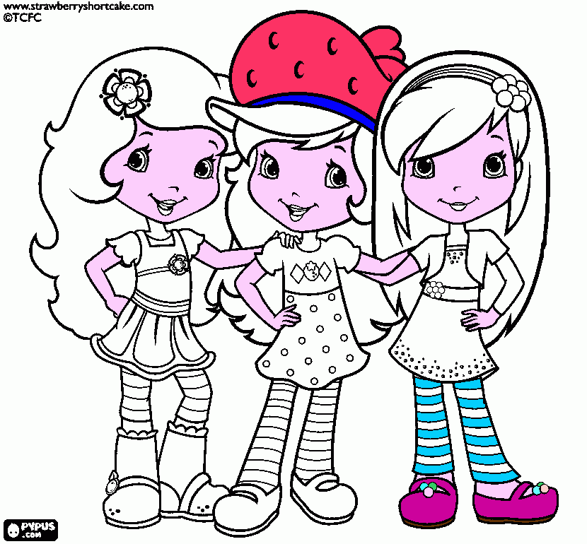amiche da colorare