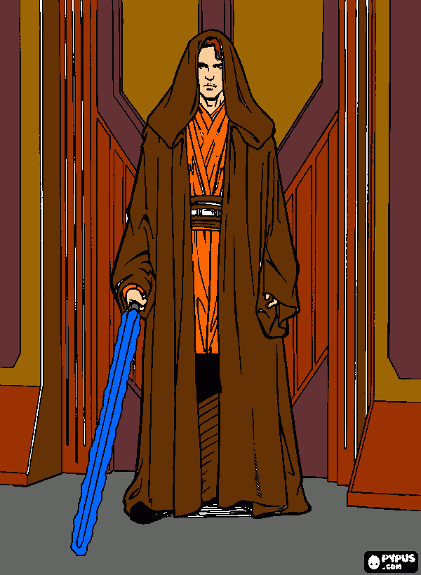anakin  skywalker da colorare