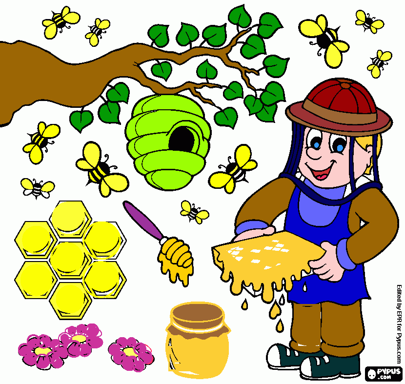 apicoltore da colorare