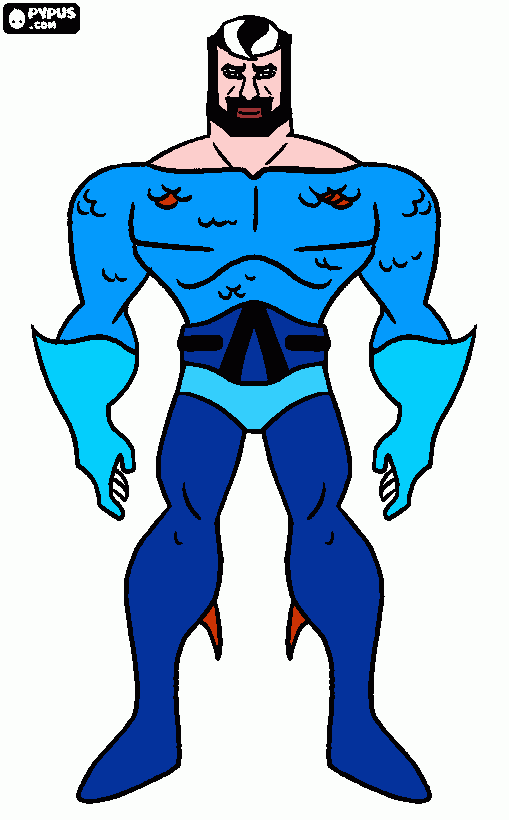 Aquaman da colorare