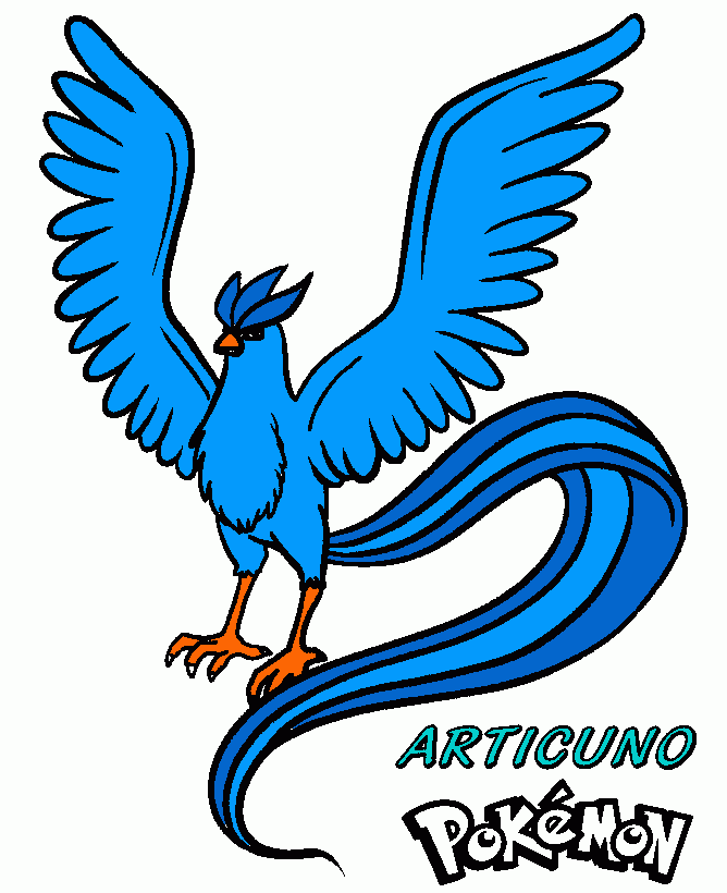 articuno da colorare