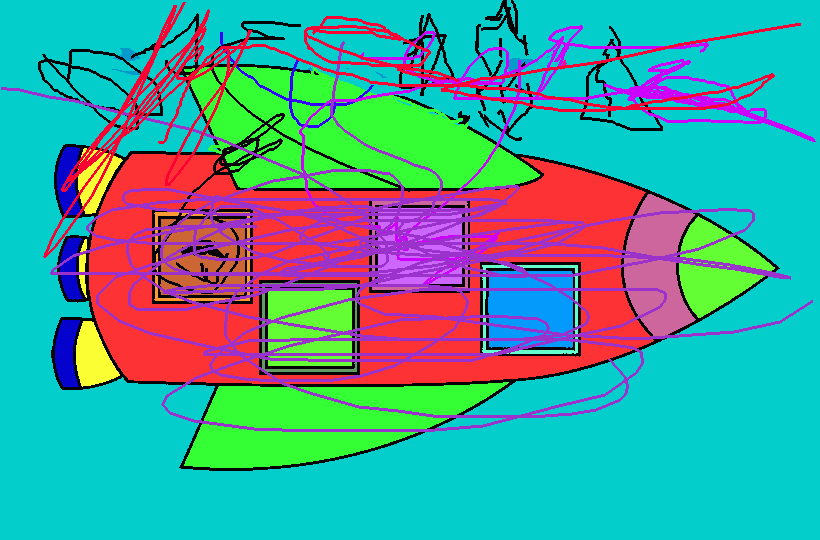 astronave da colorare
