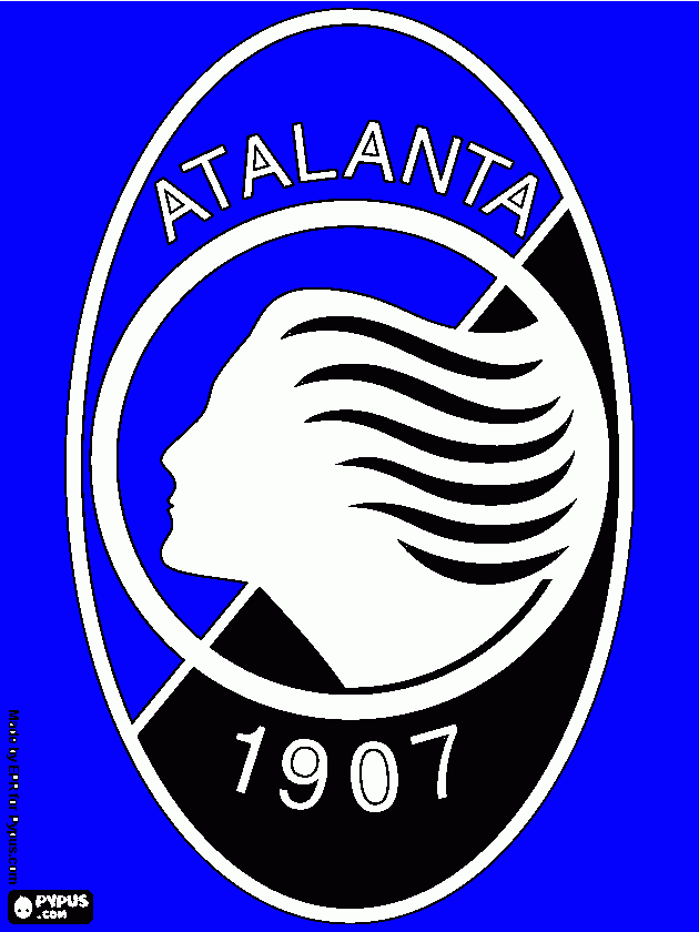 atalanta da colorare