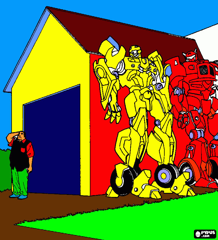 autobot da colorare