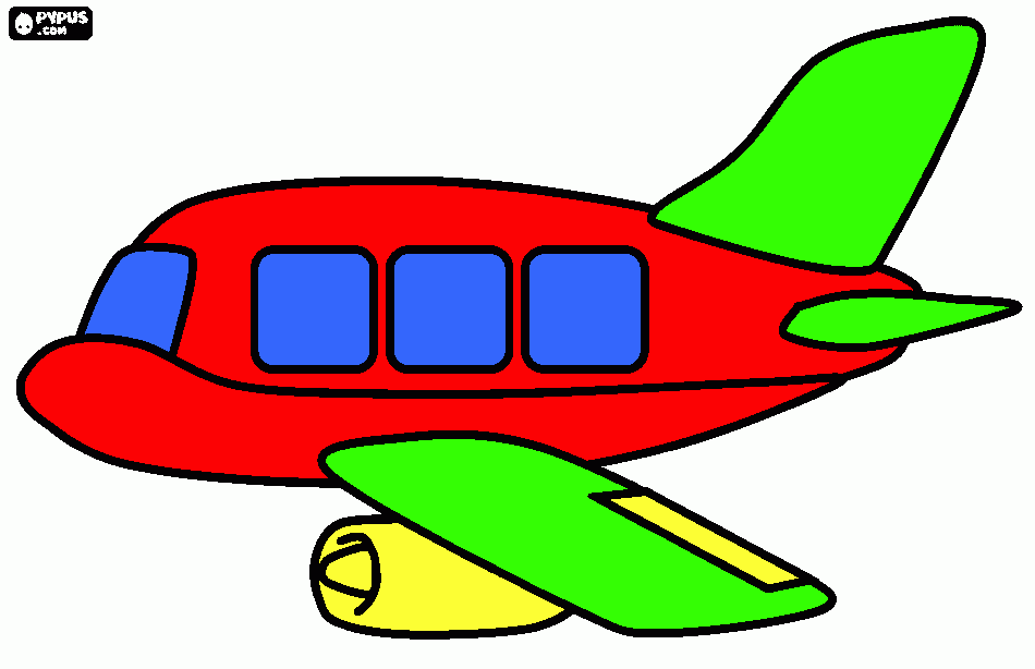 avioni da colorare