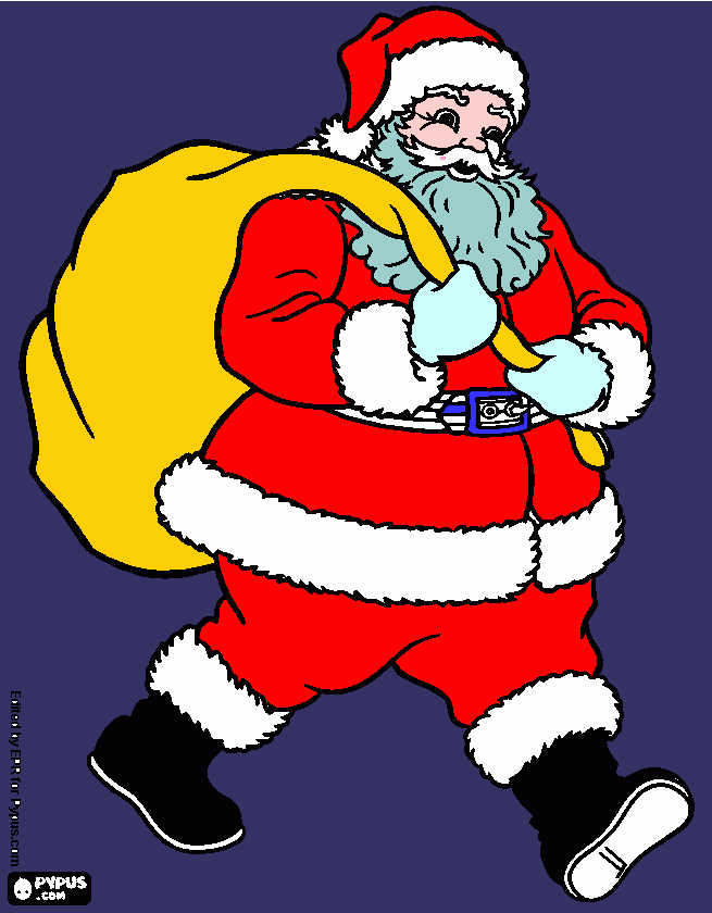 babbo natale di giovanni da colorare