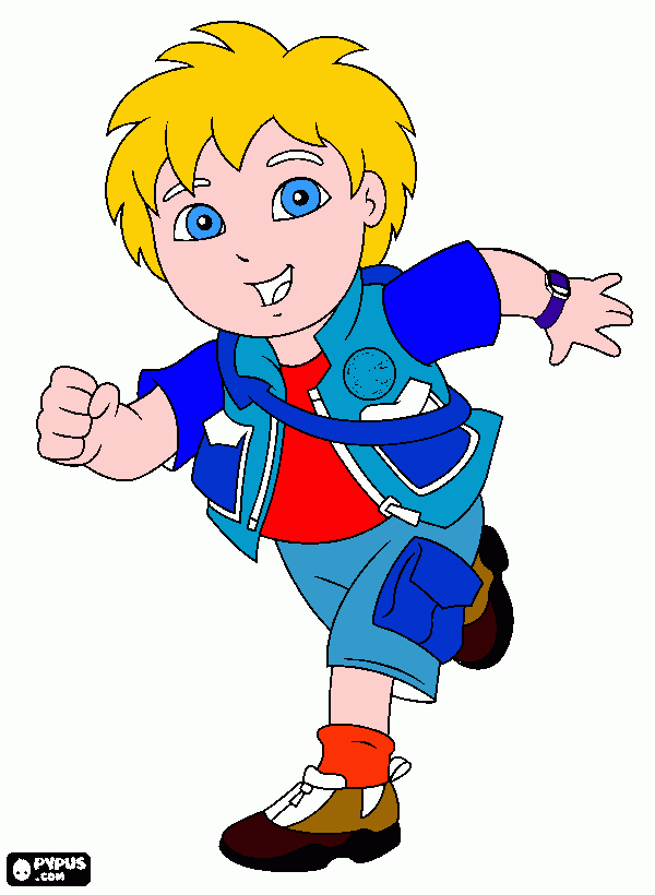 bambino esploratore 2 da colorare