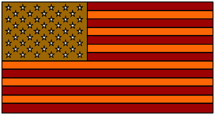 Bandiera Americana AS ROMA da colorare