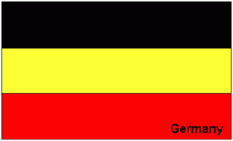bandiera Germania da colorare