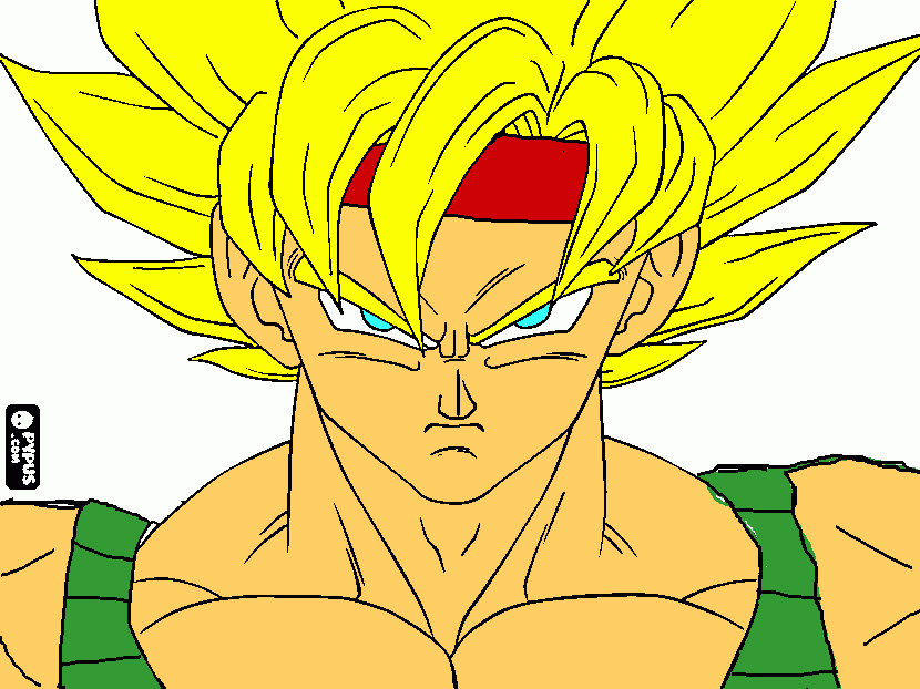 bardack ssj da colorare