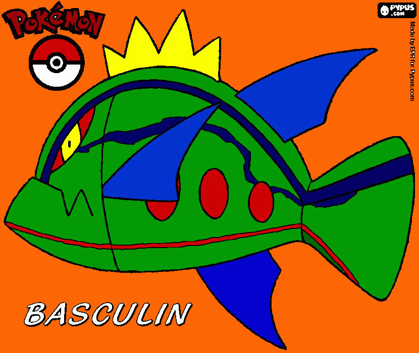 basculin colorato da schifooooooo da colorare