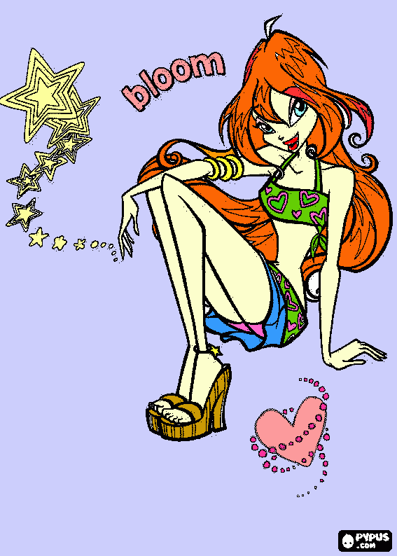 Bloom winx da colorare