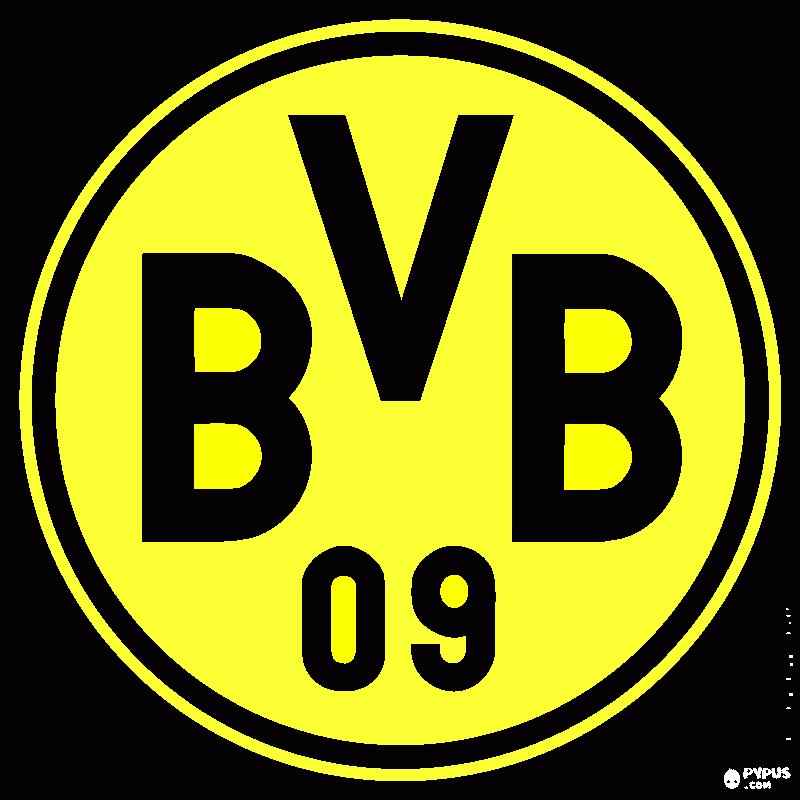 borussia dortmund da colorare