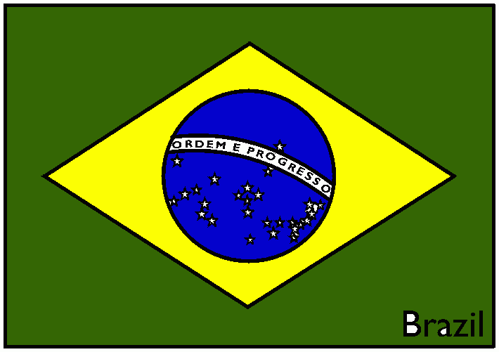 brasile da colorare