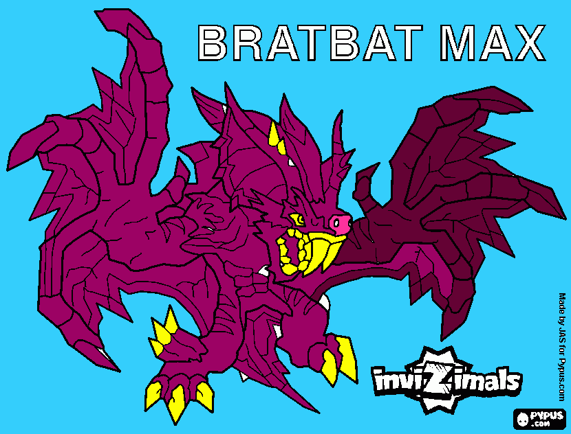 bratbat max da colorare