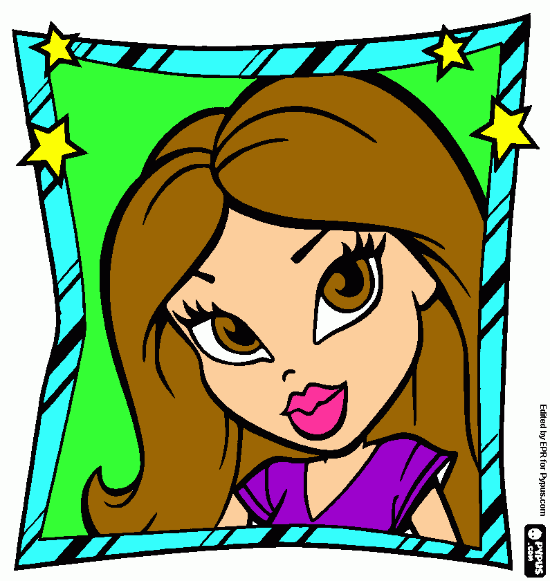 bratz da colorare