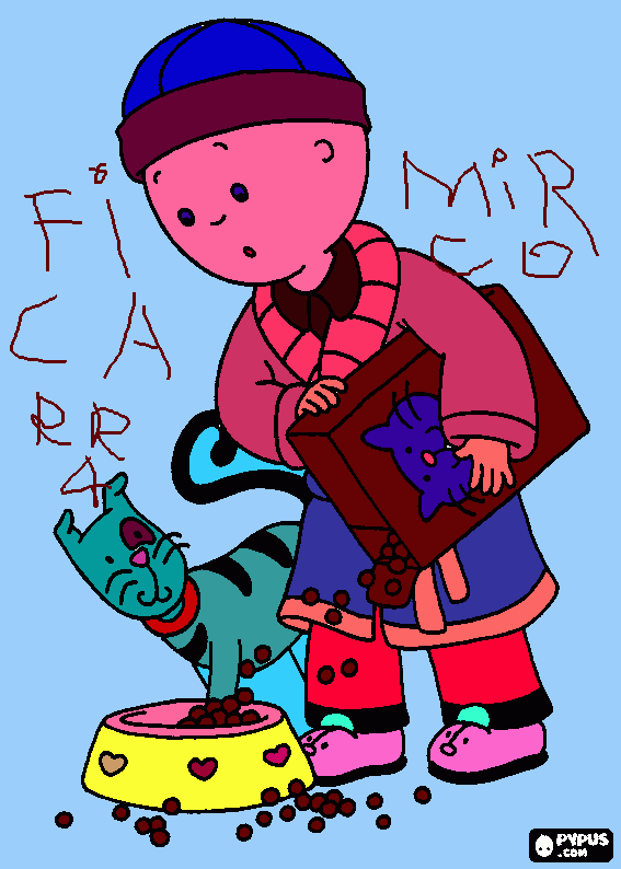 caliu da colorare