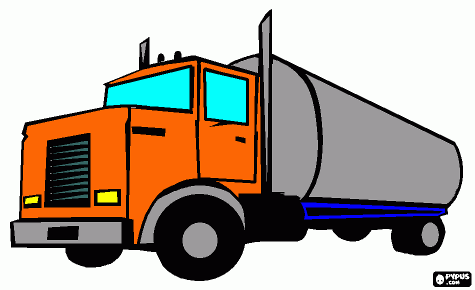 Camion colorato da me da colorare