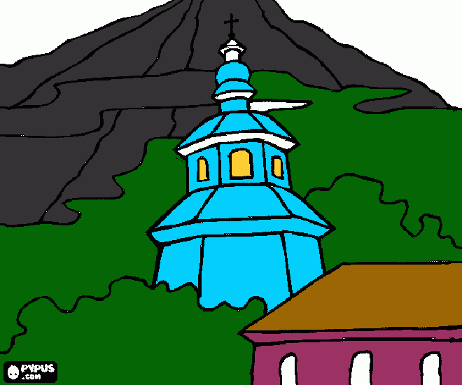 campanile da colorare