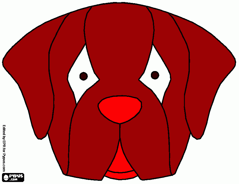 cane Emanuel da colorare