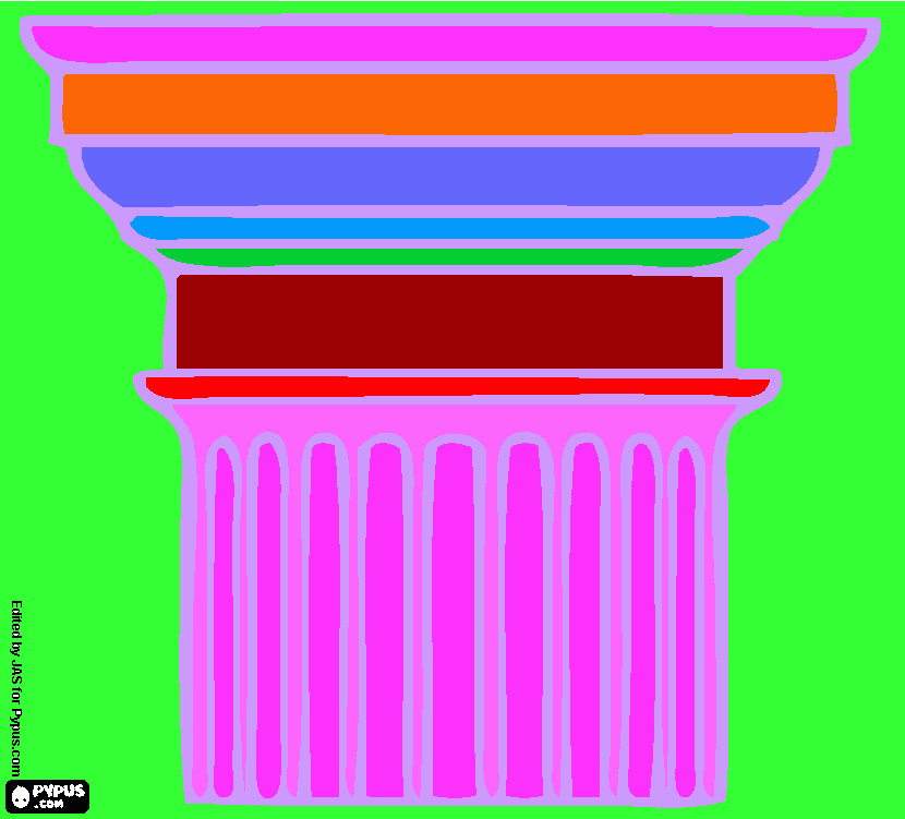 capitello da colorare