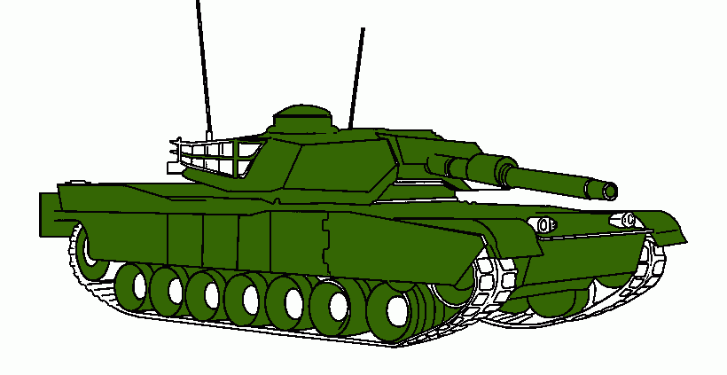 carro armato da colorare