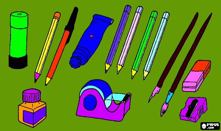 cartoleria da colorare