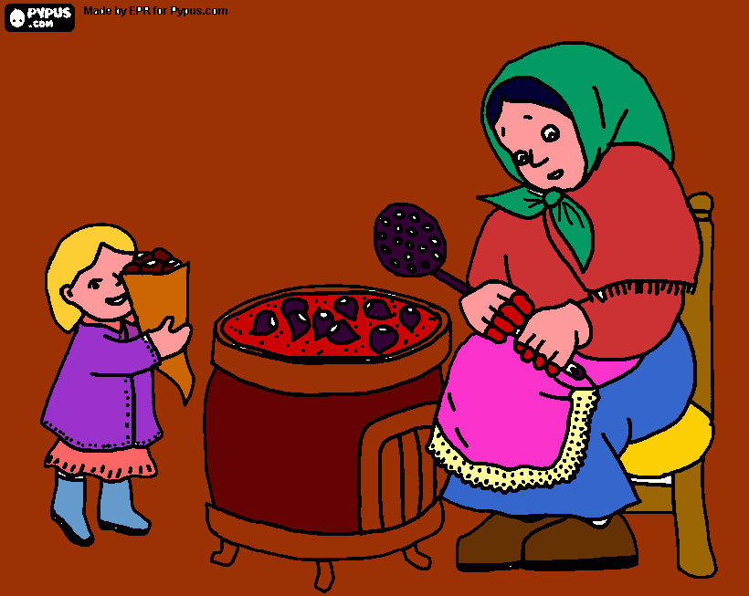 CASTAGNATA da colorare