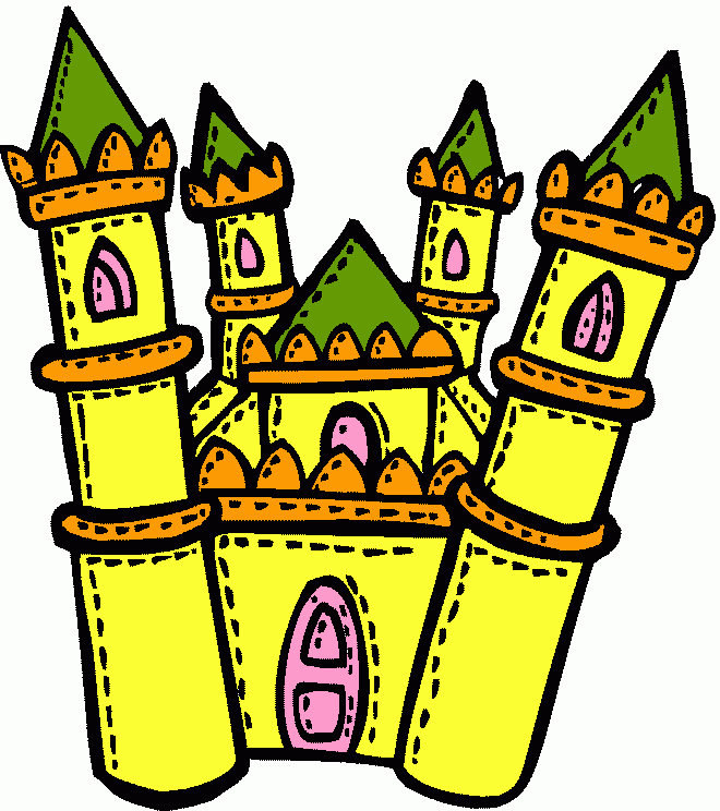 castello colorato da colorare