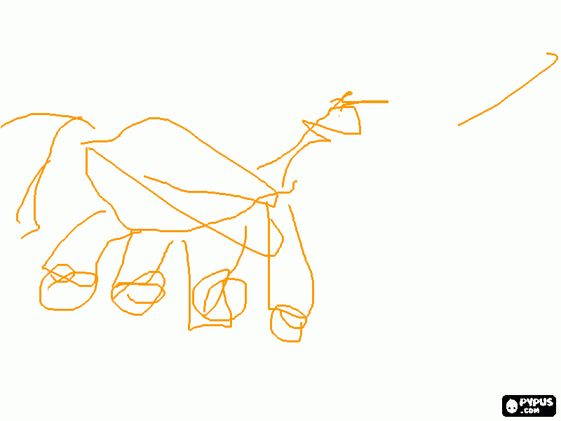 cavallo agata da colorare
