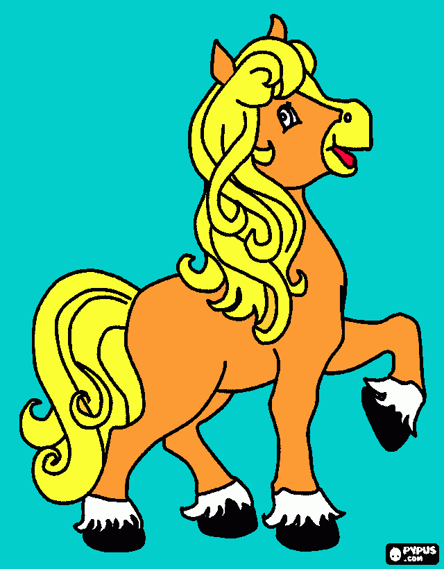cavallo di angi da colorare