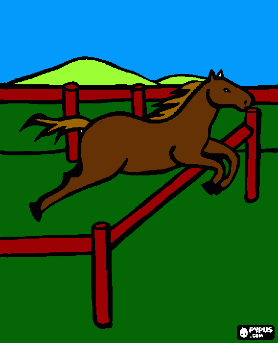 cavallo greta da colorare