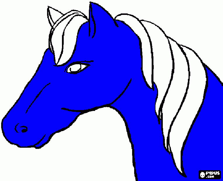 cavallo da colorare